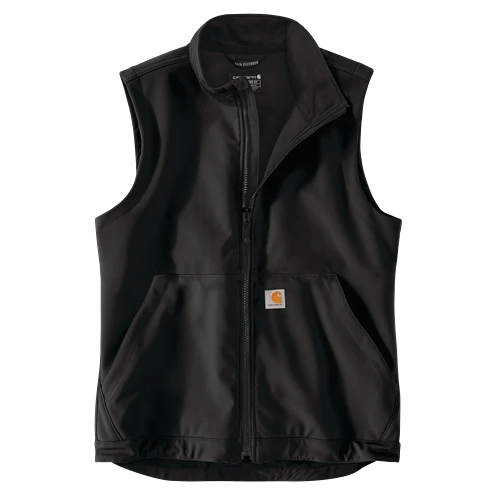 Powerful Carhartt Men’s XL Black Rain Defender™ Relaxed Fit Softshell Vest Exceptional