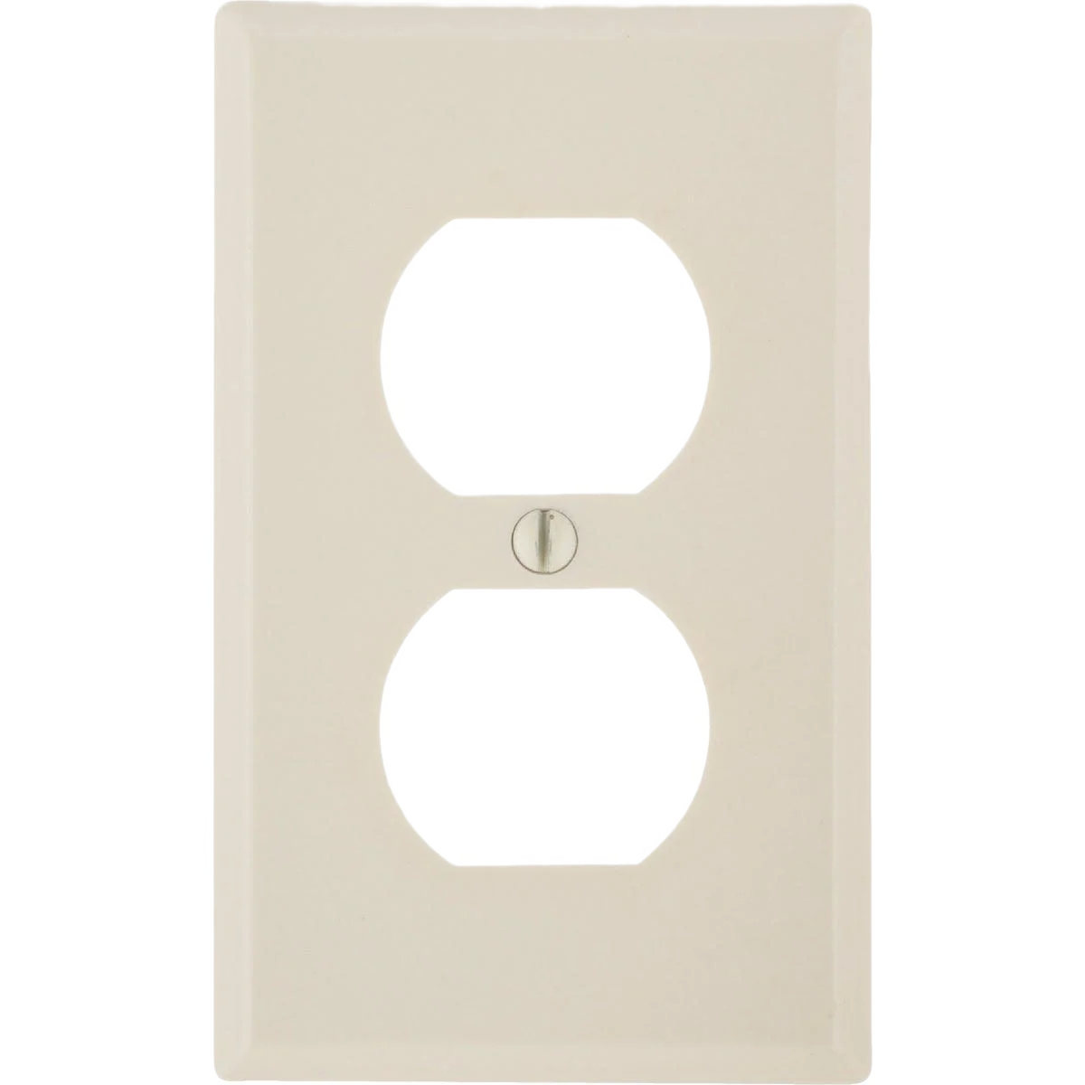 Fast Leviton 1-Gang Smooth Plastic Almond Outlet Wall Plate Eco-Friendly