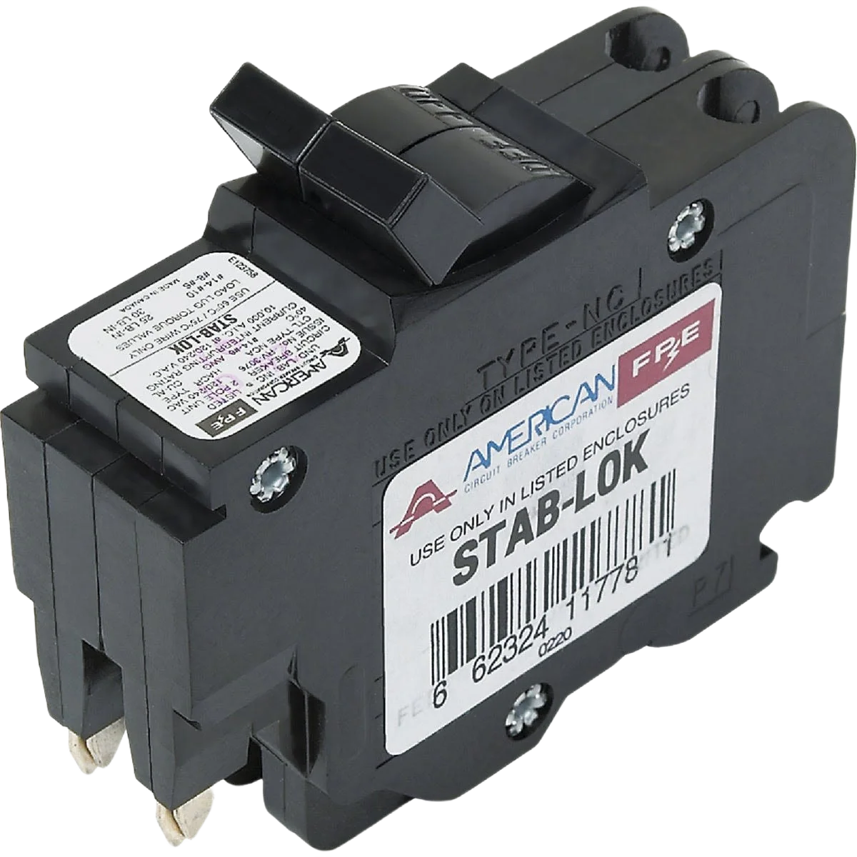 Soft Connecticut Electric 1 In. 30A Double-Pole Circuit Breaker for Federal Pacific Original Design