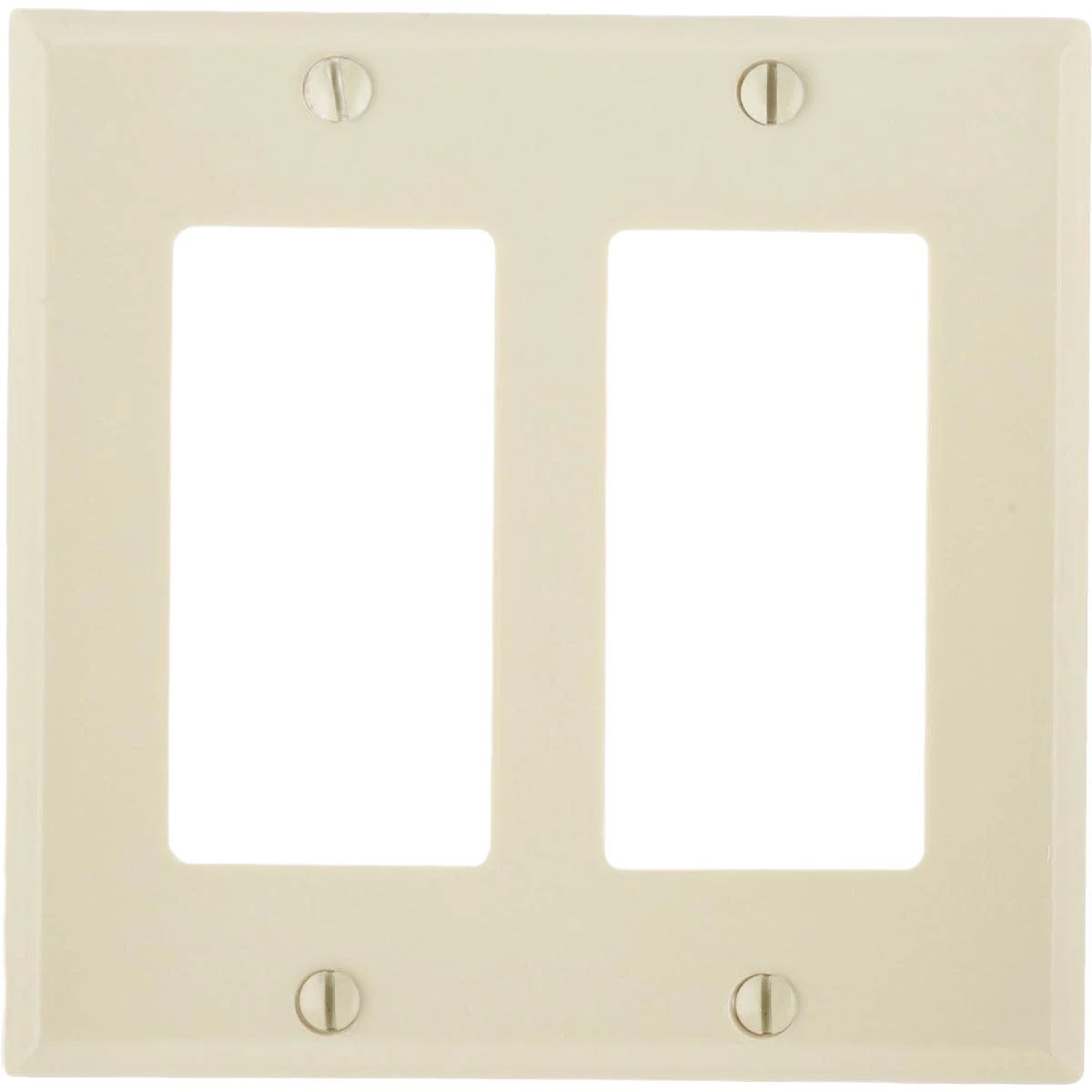 High-Grade Leviton Decora 2-Gang Ivory Smooth Plastic Rocker Decorator Wall Plate Fine