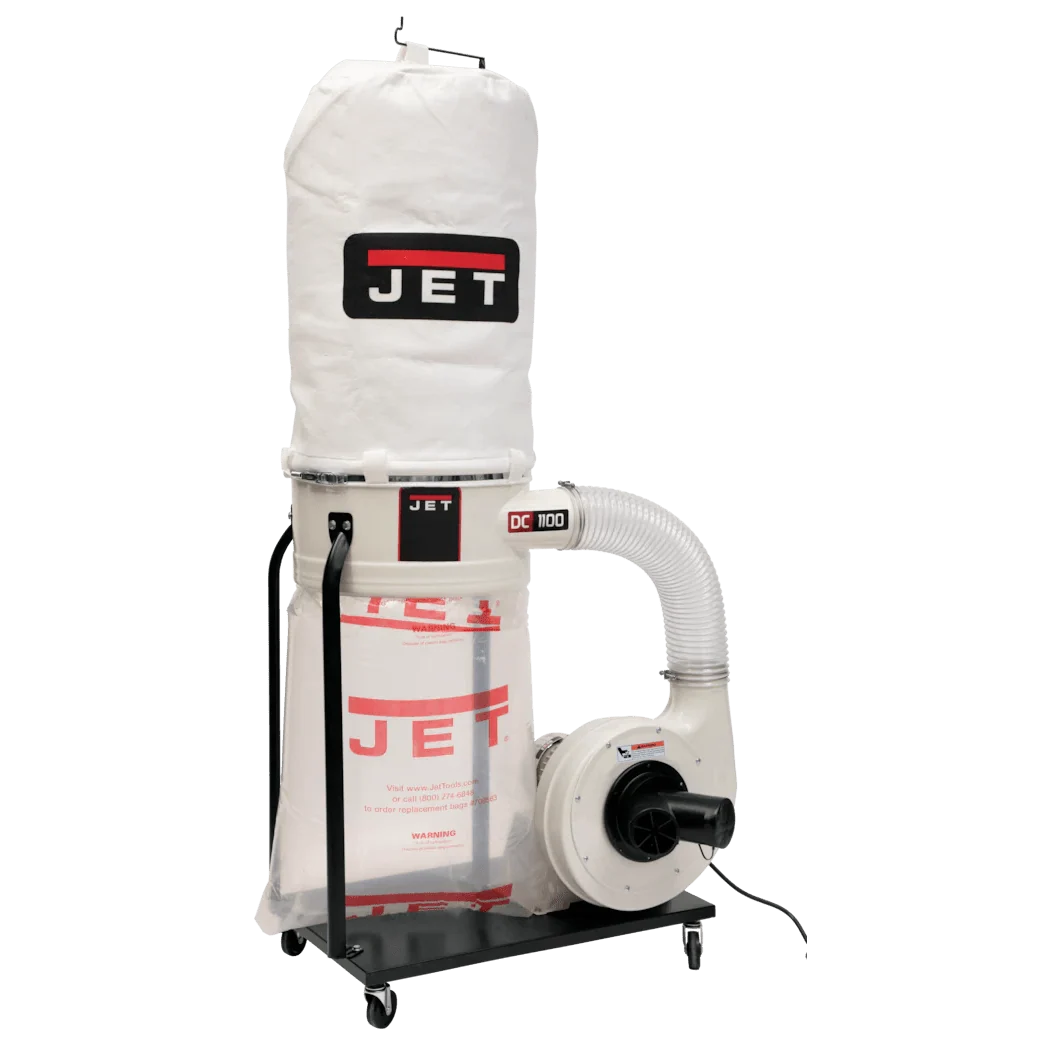 Advanced JET 1.5-HP Dust Collector with 5-Micron Bag Filter Kit 115 230V Premium
