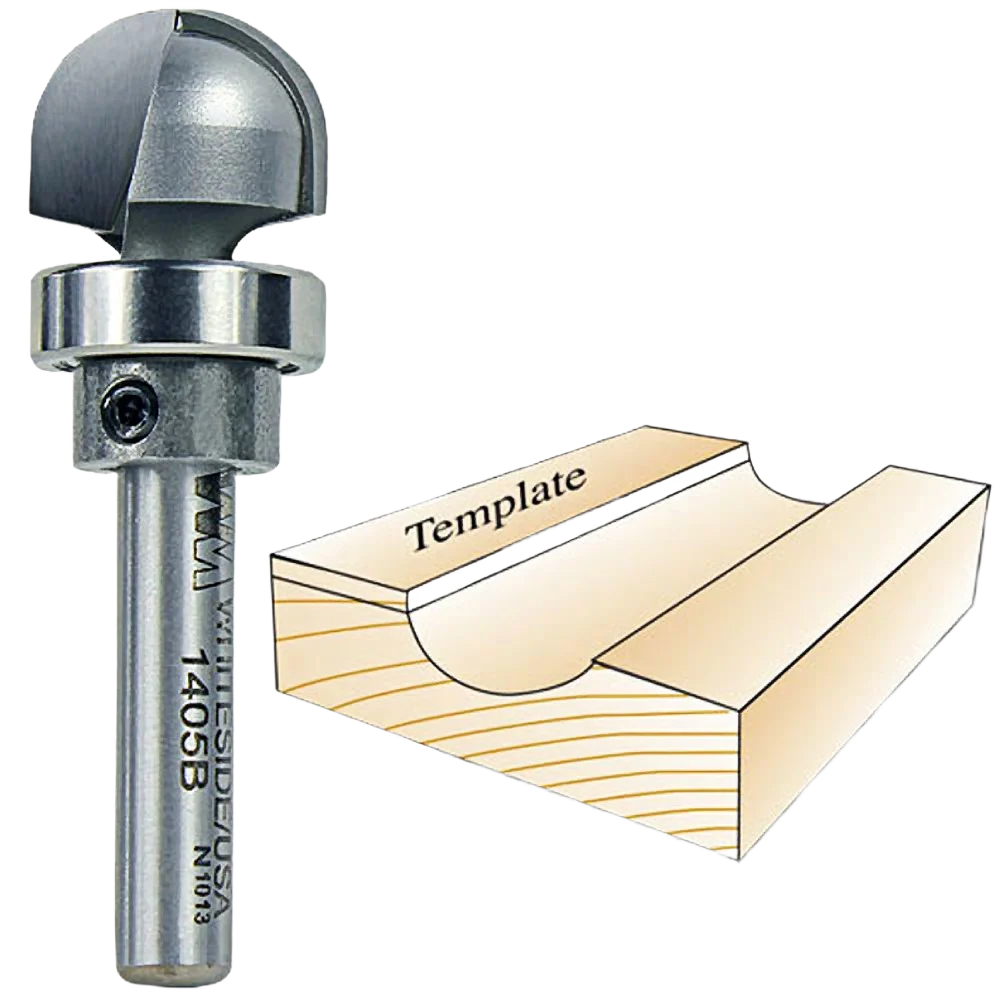 Stylish Whiteside Core Box Bit with Bearing 1 4 in. SH x 5 16 in. R x 5 8 in. CD Healthy