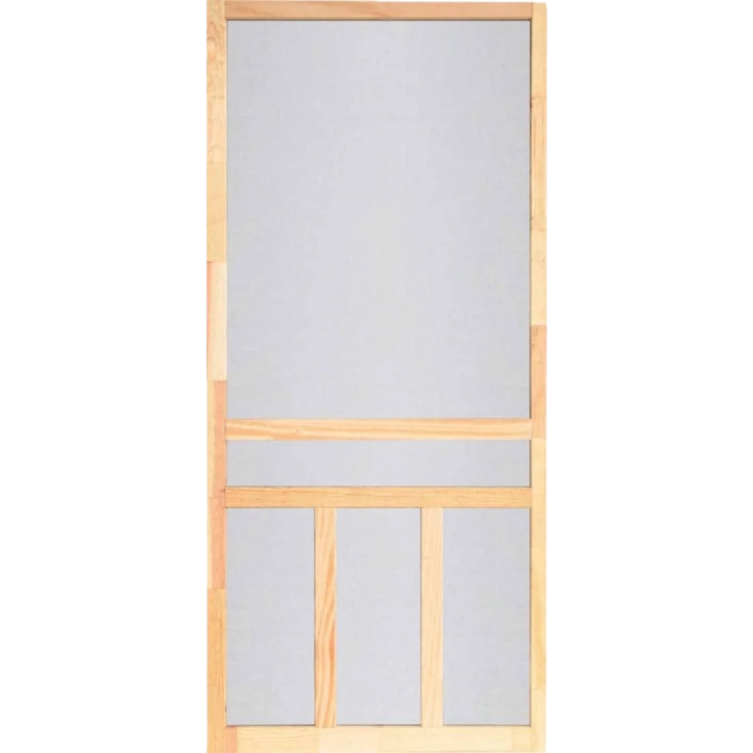 Luxury Screen Tight Creekside 36 in. T-Bar Wood Screen Door Stylish
