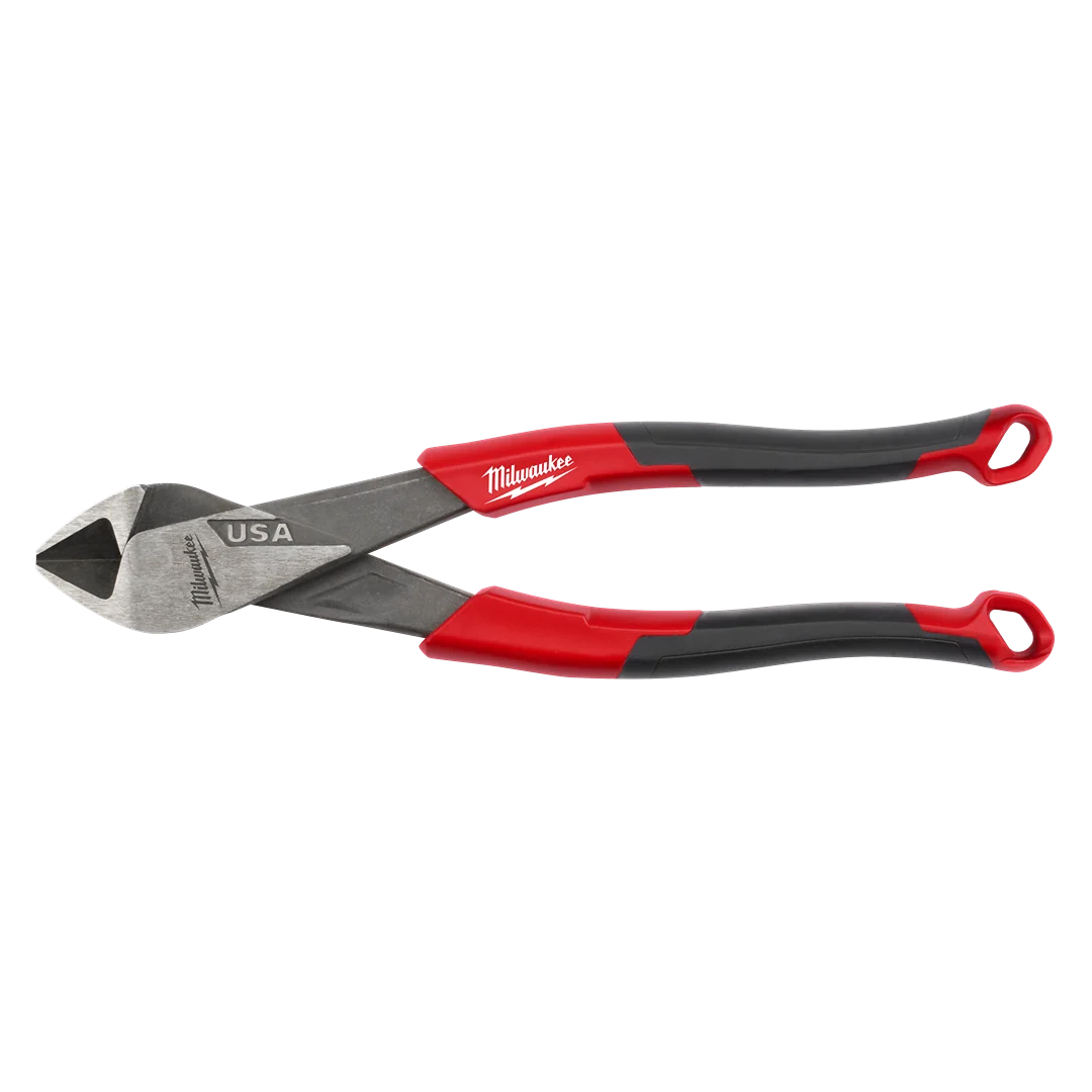 Solid Milwaukee 8 Diagonal Cutting Comfort Grip Pliers Practical