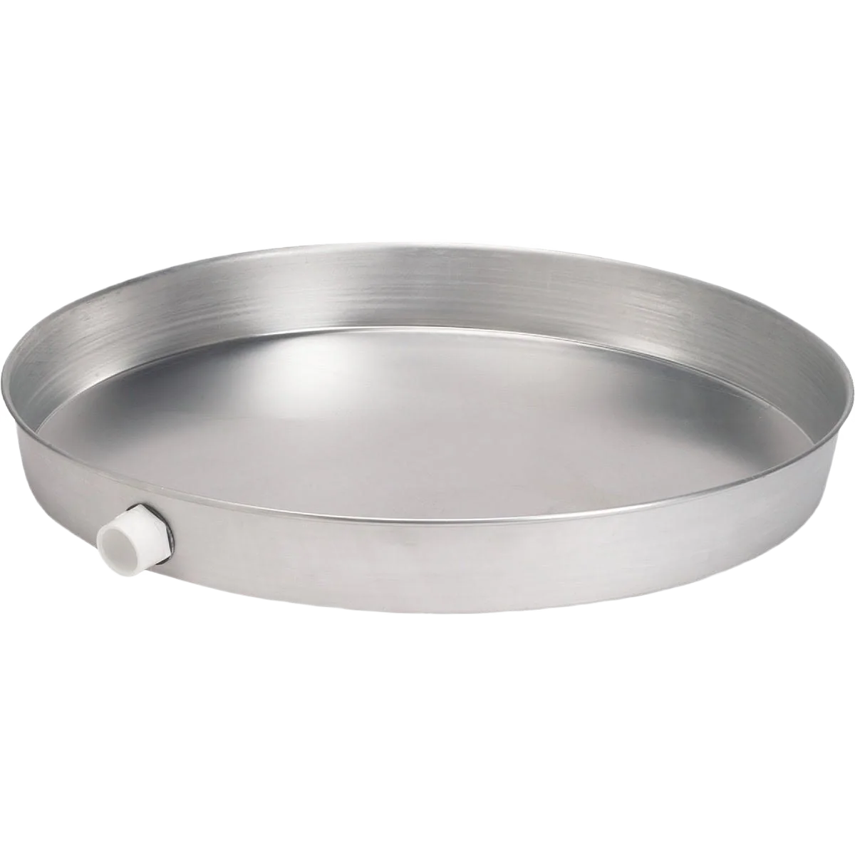 Classic Oatey Aluminum Water Heater Drain Pan with 1-1 2 in. PVC Fitting 28 in. Innovative