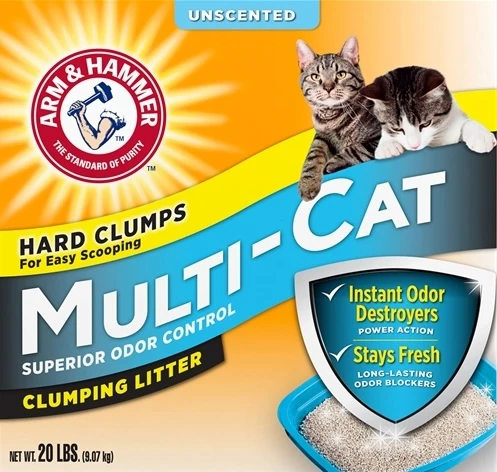 Selected Arm Hammer Multi-Cat Clumping Litter 20 lb. High-Performance