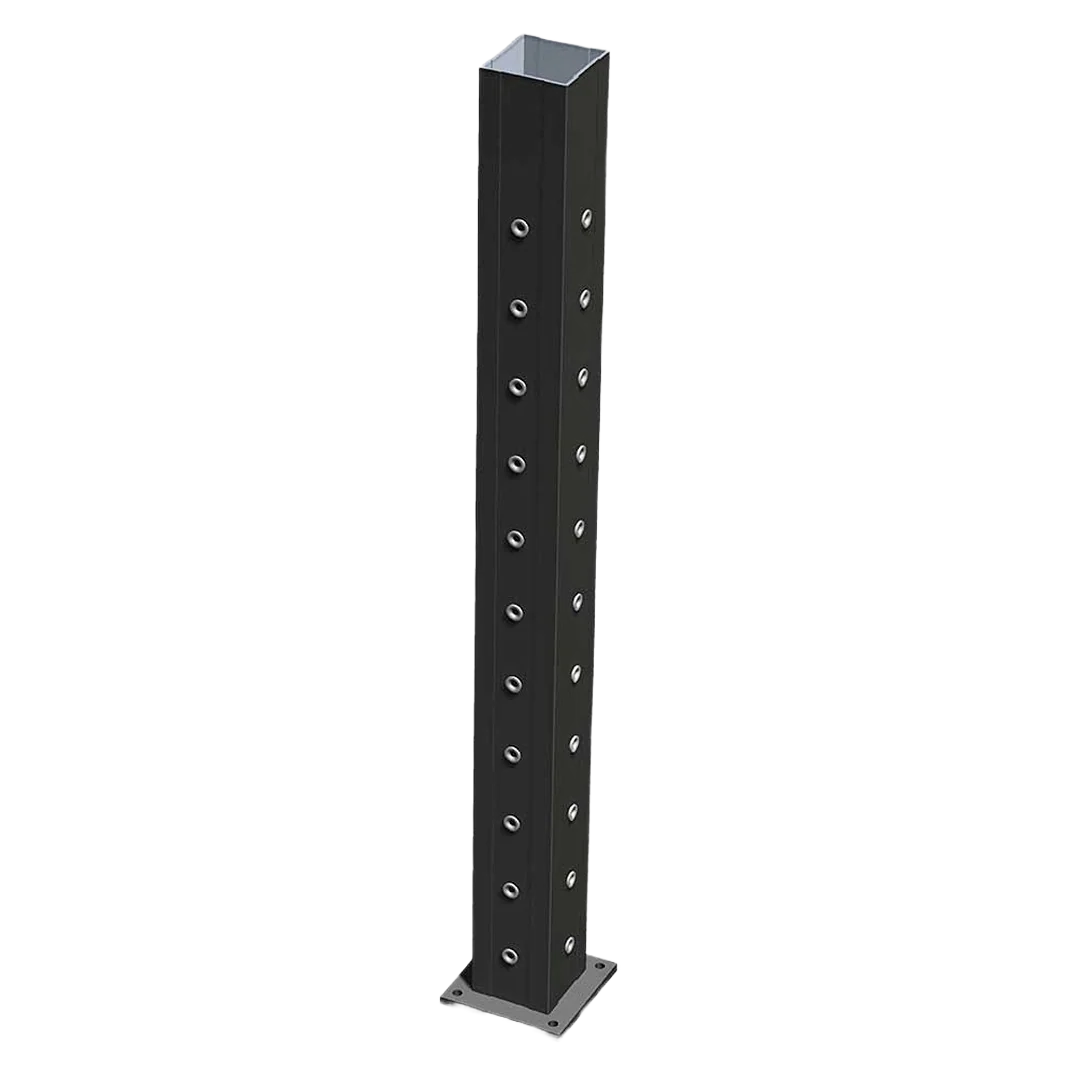 Clean Key-Link American Series 3-1 4 x 38-In. Black Level Corner Post Original Design