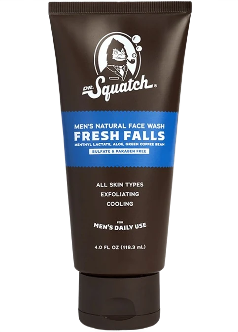 Environmentally Friendly Dr. Squatch Fresh Falls Face Wash 4 oz. Secure