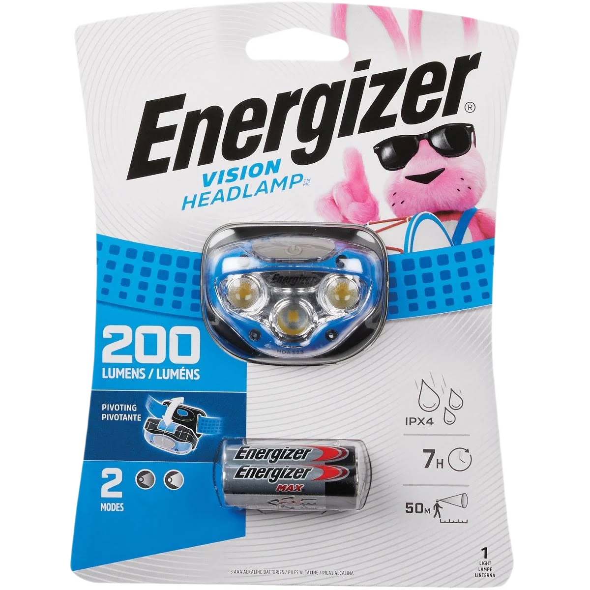 Genuine Energizer Vision LED Headlamp Solid