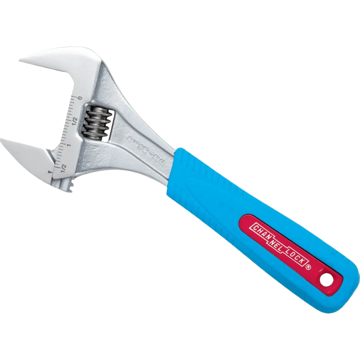 Trendy Channellock 8 in. Code Blue Wide Jaw Adjustable Wrench Smart