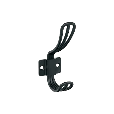 Consistent Amerock Vinland Two Prong Matte Black Decorative Wall Hook Organic
