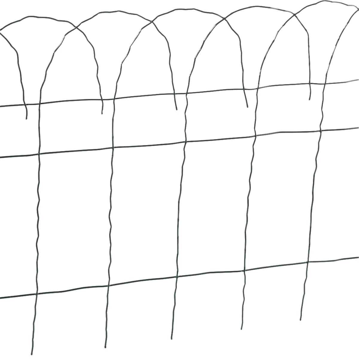 Optimized Garden Galvanized Wire Flower Bed Border Fence 14 x 20′ Classic
