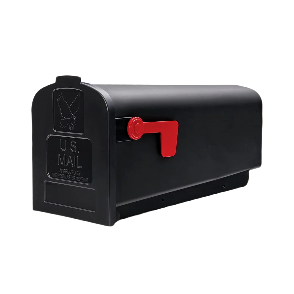 Authentic Gibraltar Parsons Black Post Mount Mailbox Outstanding
