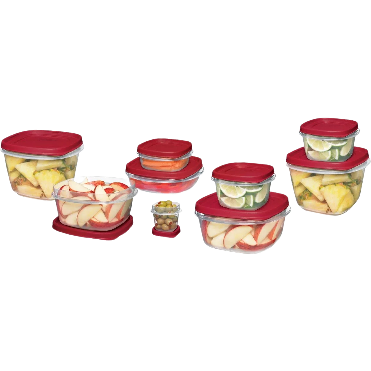 Fine Rubbermaid Easy Find Lids 24-Piece Food Storage Container Set Reusable