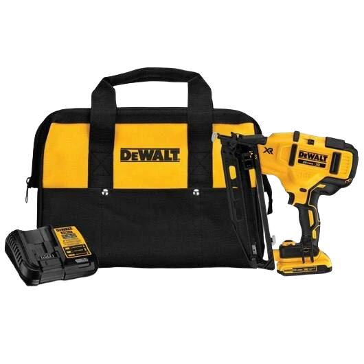 Outstanding DEWALT 20V MAX XR 16 Gauge Angled Finish Nailer Kit Consistent