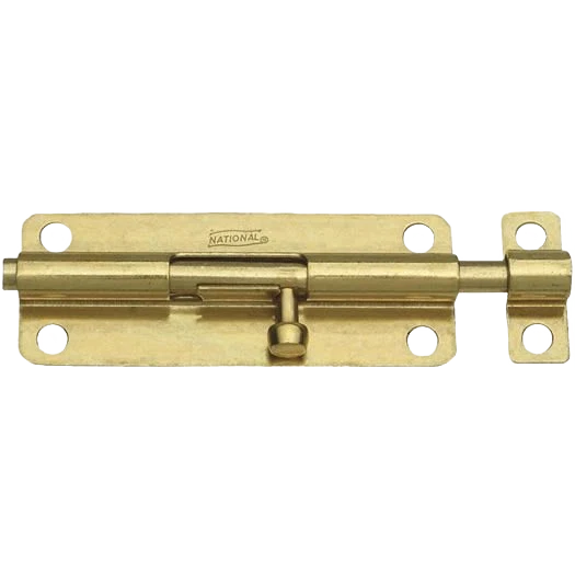 Natural National Hardware 5 Brass Steel Door Barrel Bolt Trusted