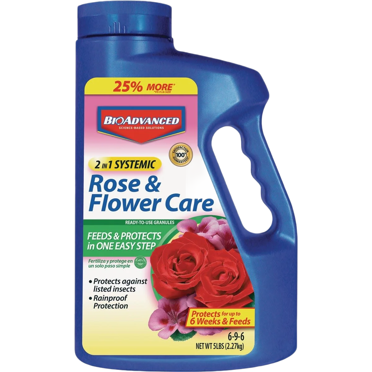 Breathable BioAdvanced Advanced 2-In-1 Rose Flower Care Insect Killer Granules 5 lb. Modern