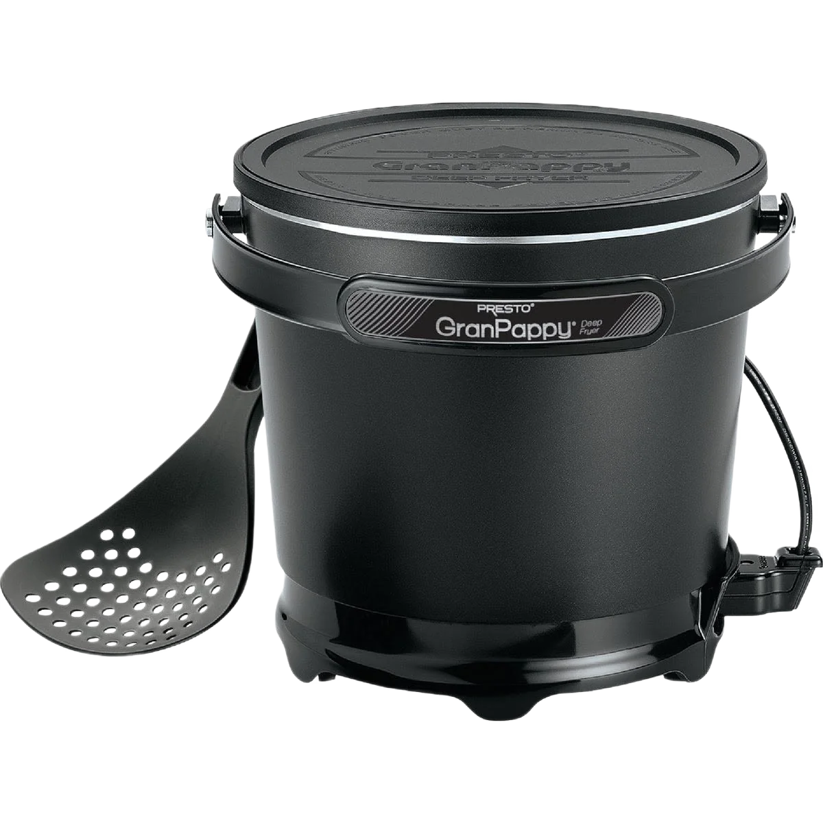 Unique Presto GranPappy Black Aluminum Electric Deep Fryer 4.5 Quart Smart