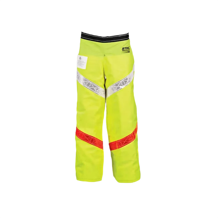 First-Class STIHL 32 Dynamic Hi-Vis Apron Chaps 6 Layer Minimalist