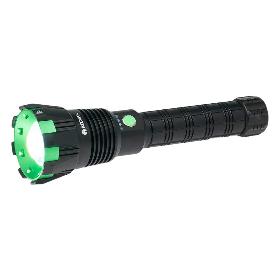 Certified Kodiak Kolossus 15000 Lumen Rechargeable Tactical Flashlight Luxury