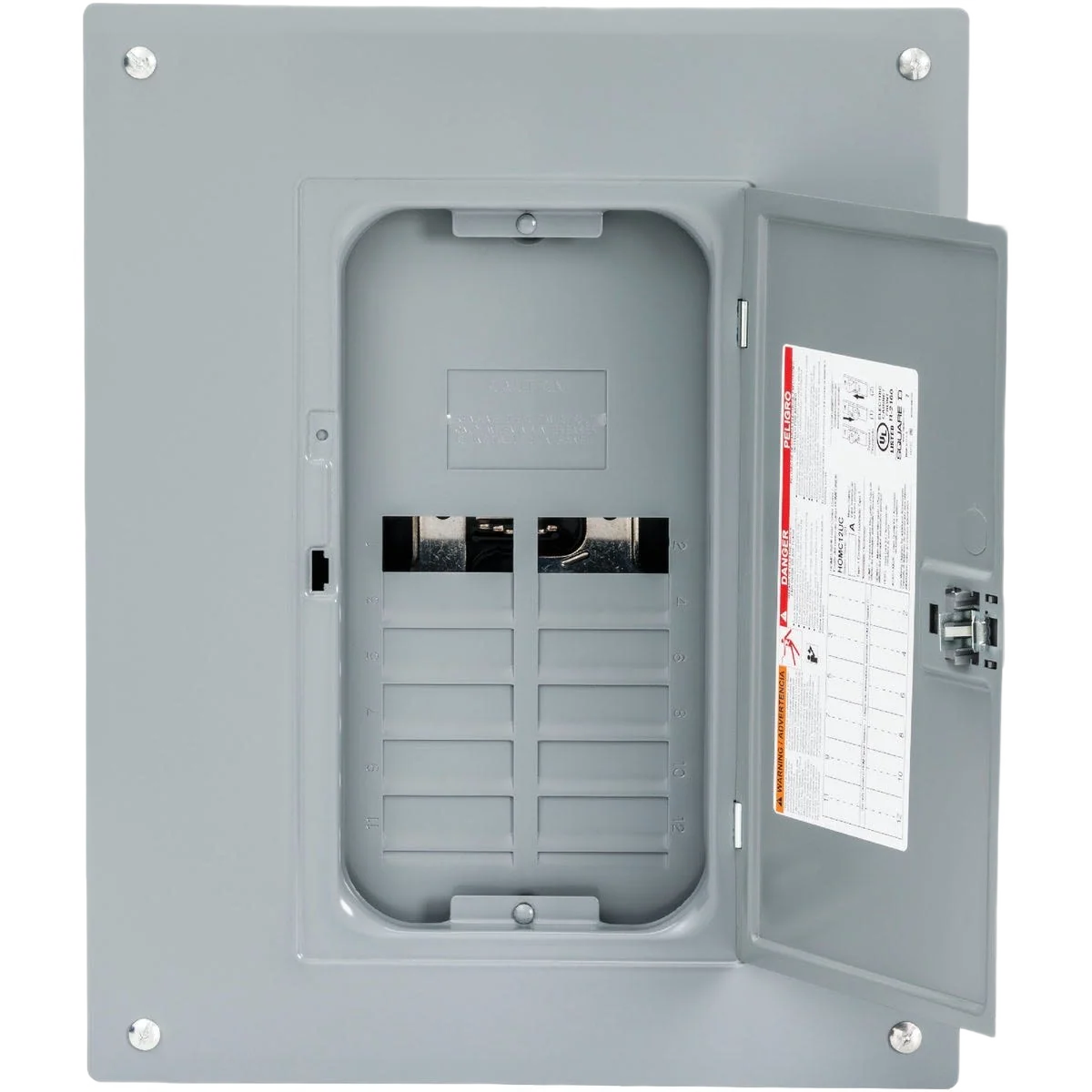 Effective Square D Homeline Indoor Main Lug Plug-On Neutral Load Center Reusable
