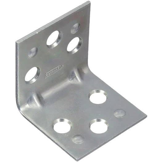 Premium National Hardware 1-1 2 x 1-1 2 Double Wide Zinc Corner Brace 2-Count High-Performance