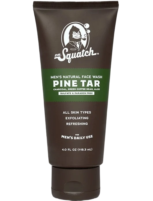 Professional Dr. Squatch Pine Tar Face Wash 4 oz. Genuine
