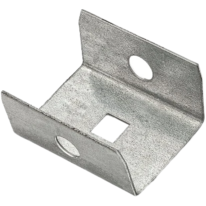 Reusable National Hardware Galvanized Box Rail Steel Barn Door Rail End Cap Specialty