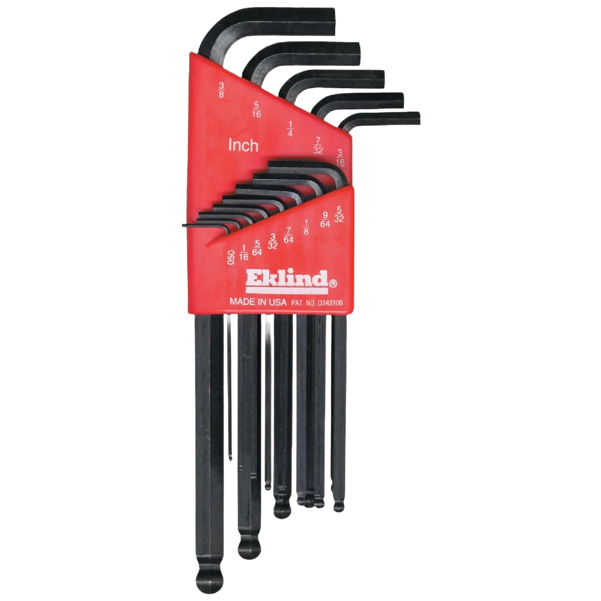 World-Class Eklind 13-Piece Ball-End Hex Key Set Solid