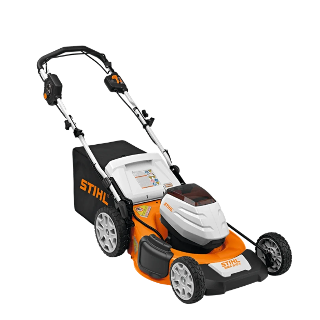 Natural STIHL RMA 460 V Self-Propelled Battery-Powered Lawn Mower Battery Charger Included with Additional Battery Fast