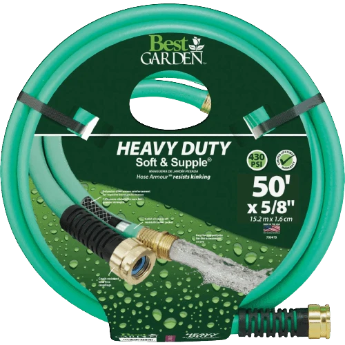 Smooth Garden Heavy-Duty Soft Supple Garden Hose 50 ft. Trendy