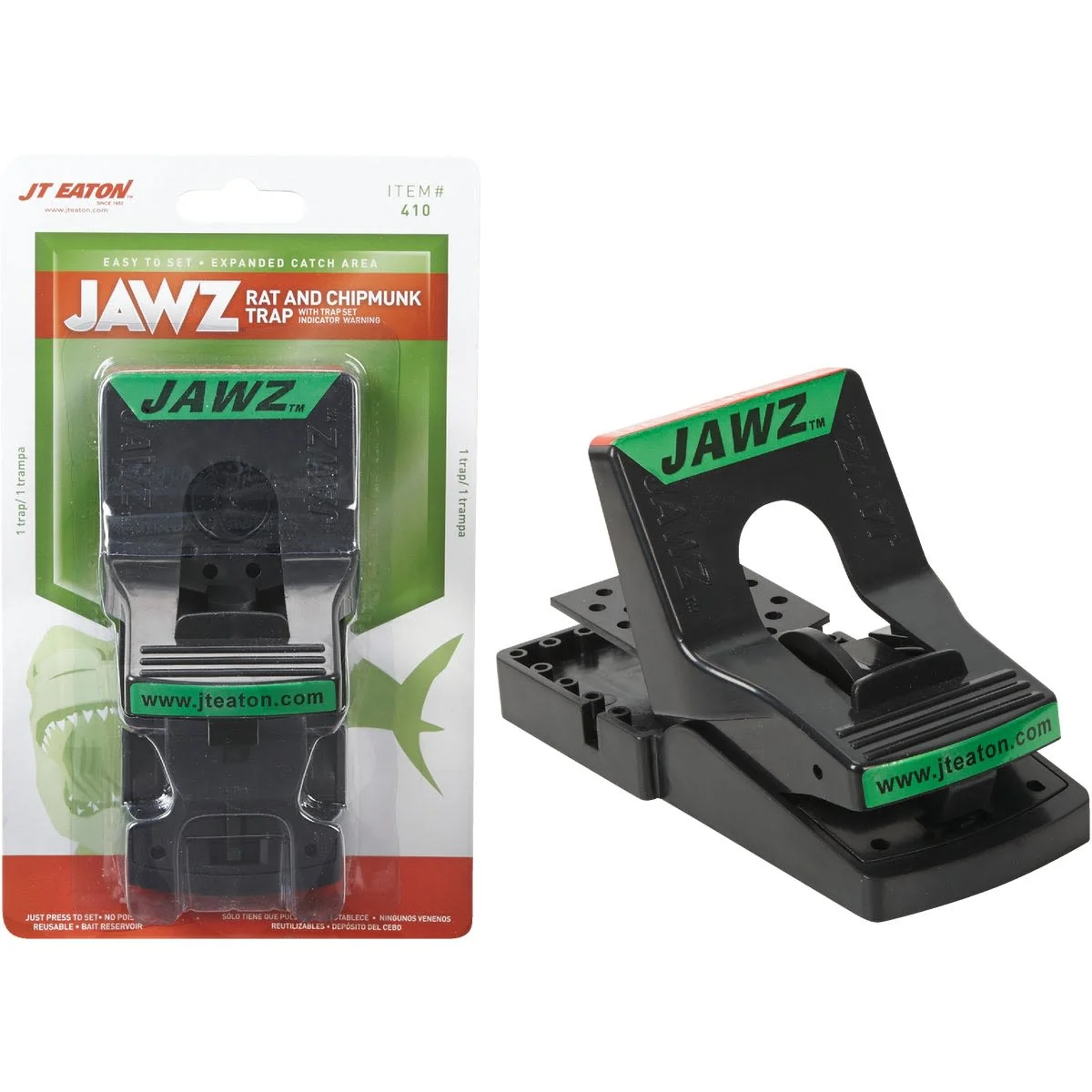 Consistent JT Eaton Jawz Mechanical Chipmunk Rat Trap Contemporary