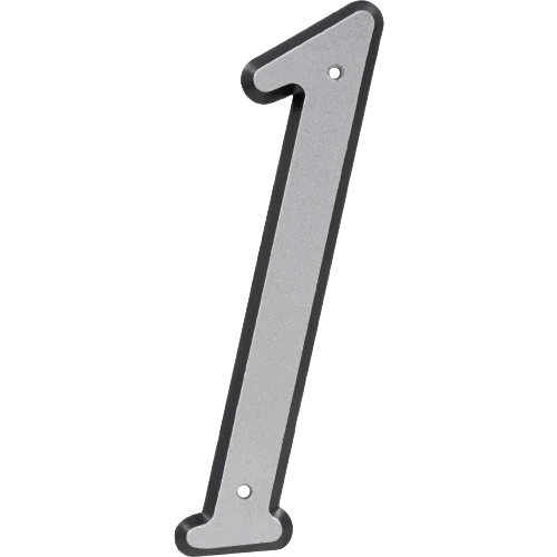 Selected Hillman 4-In. Nail-On Reflective House Number 1 Professional