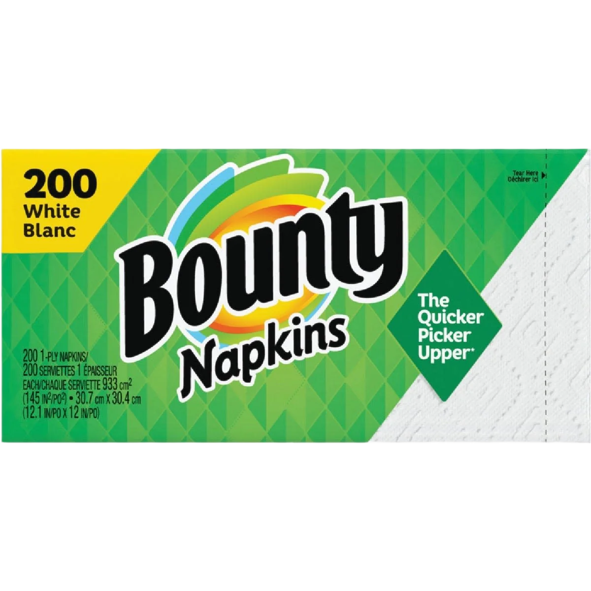 Relaxed Bounty Quilted Paper Napkins 200 Count Elite
