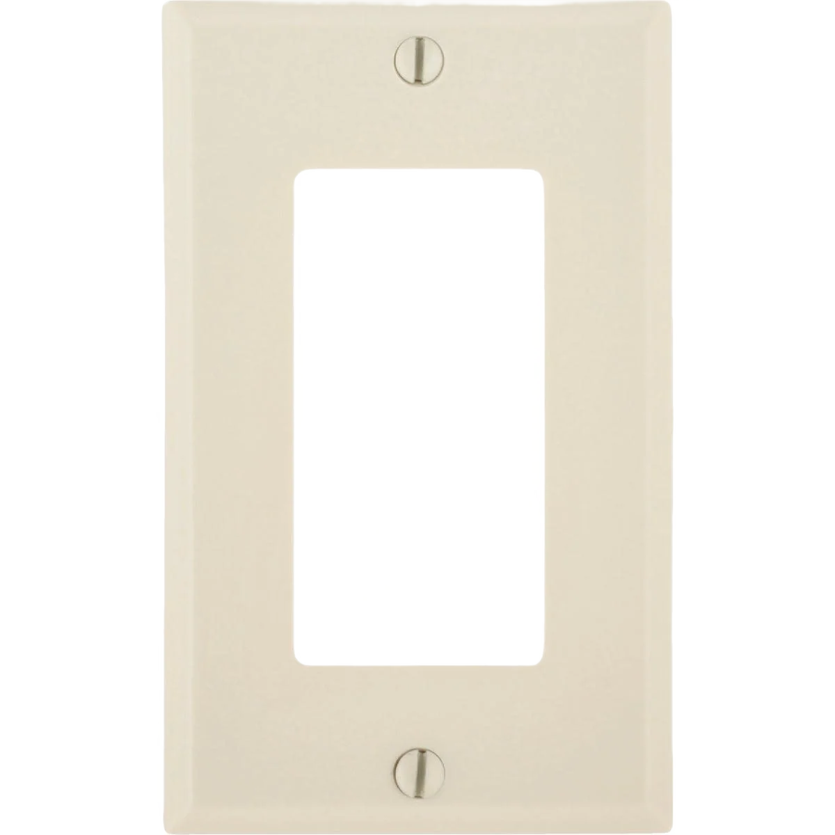 Organic Leviton Decora 1-Gang Light Almond Smooth Plastic Rocker Decorator Wall Plate Advanced