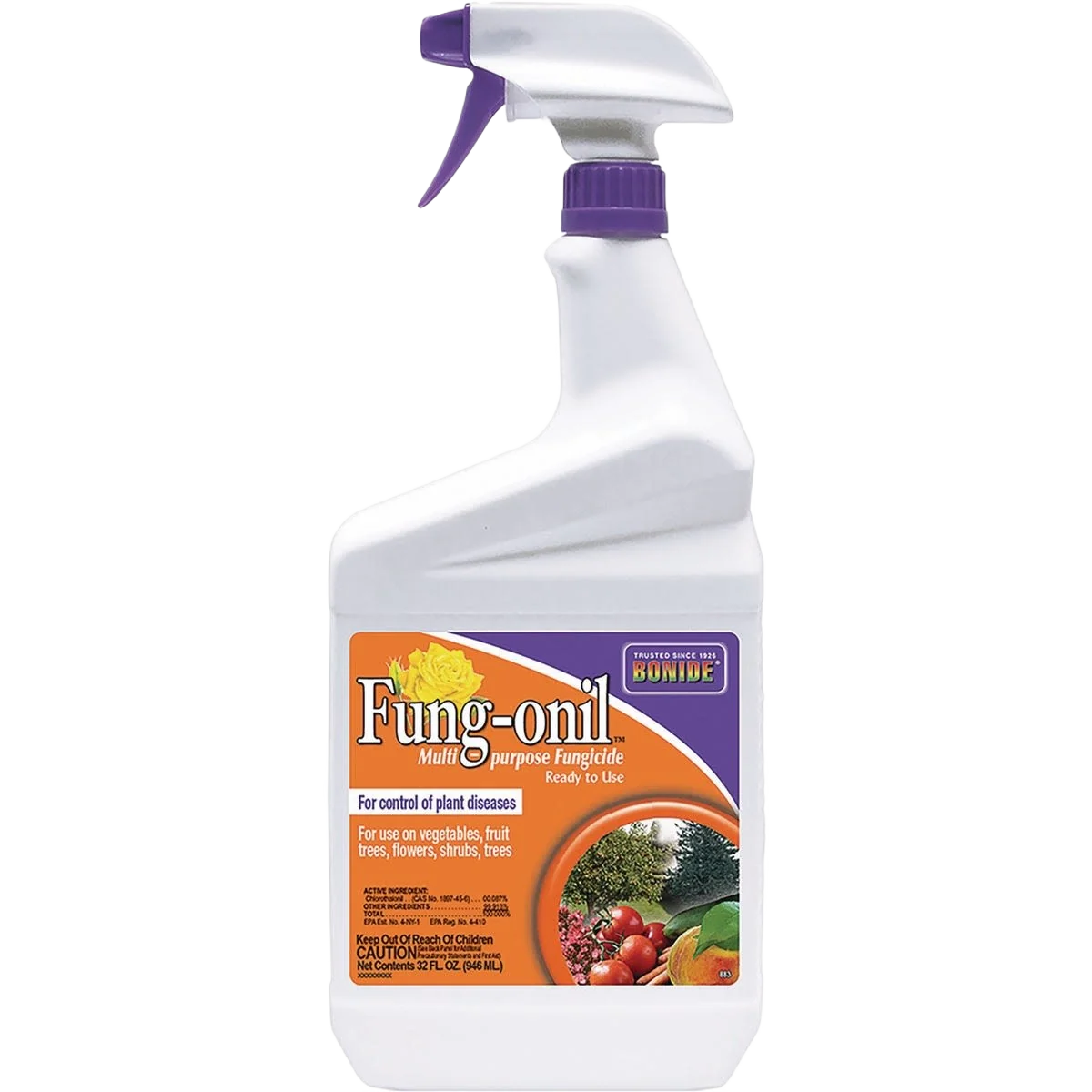 Clean Bonide Fung-Onil Fungicide Spray 32 oz. Easy-to-Use