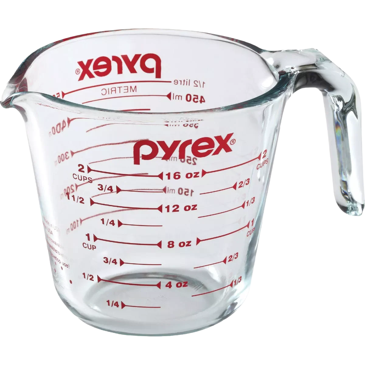 Contemporary Pyrex Measuring Cup 2 cup Convenient
