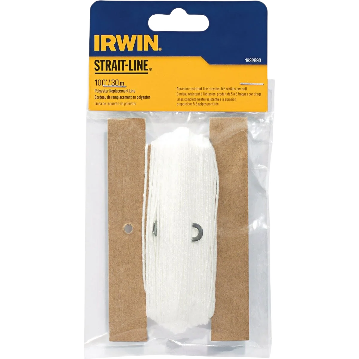 Prestigious Irwin Strait-Line Twisted Polyester Chalk Line 100 ft. Excellent