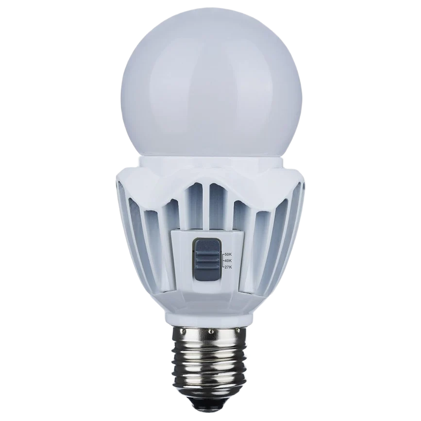 Optimized Satco 20 Watt LED A21 CCT Selectable Medium Light Bulb Lightweight