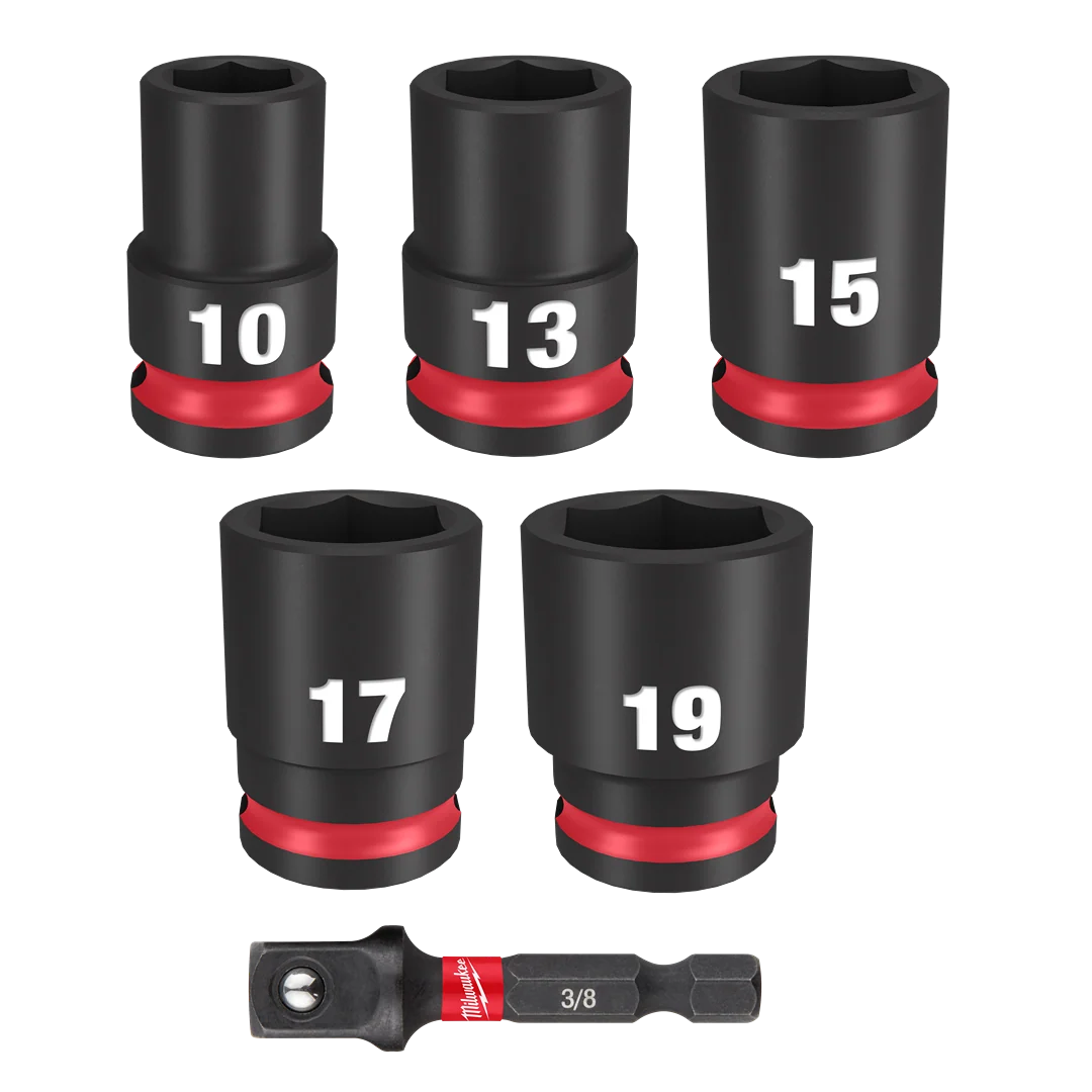 Outstanding Milwaukee SHOCKWAVE™ Impact Duty™ 6-PC 3 8 Drive Metric Sockets High-Performance