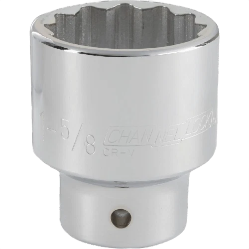 Green Channellock 3 4 in. Drive 1-5 8 in. 12-Point Shallow Standard Socket Environmentally Friendly