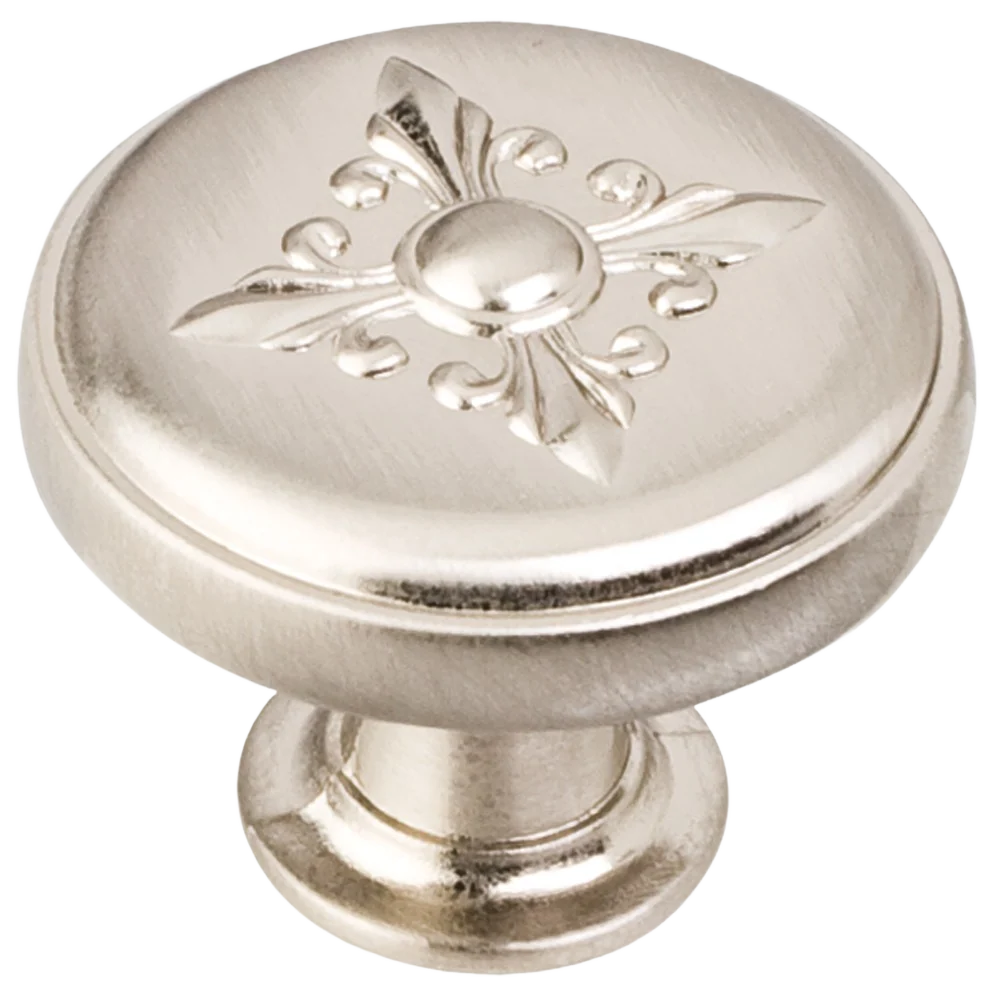 Excellent Hardware Resources 1-3 8 In. Zinc Lafayette Knob Satin Nickel Carefully Designed