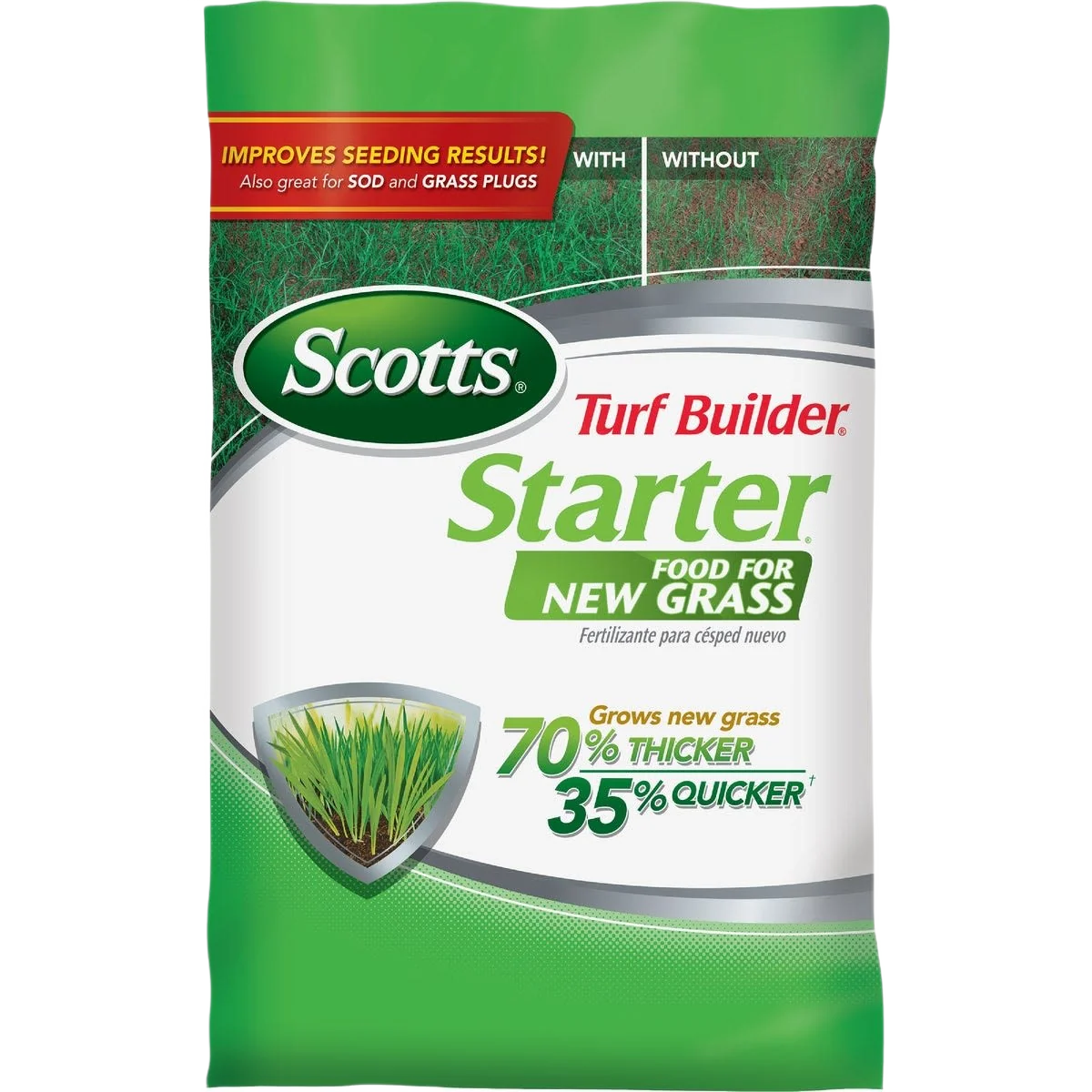 Reusable Scotts Turf Builder Starter Fertilizer for New Grass 42 lbs. User-Friendly