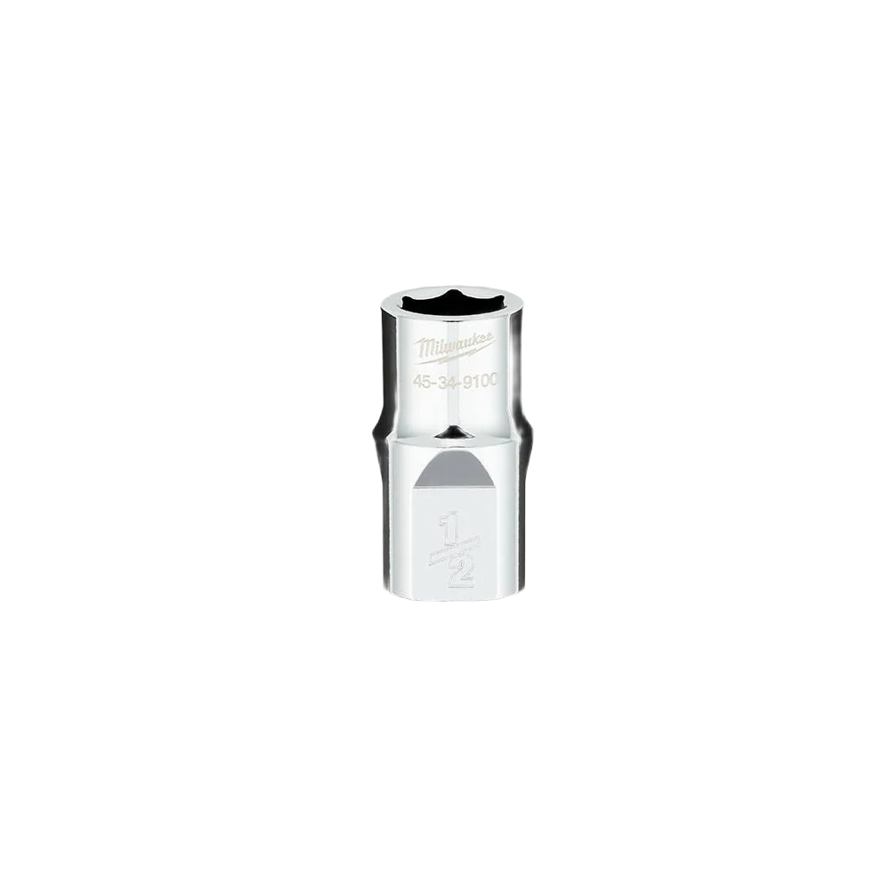 Minimalist Milwaukee 1 2 Drive 1 2 Standard Socket w FOUR FLAT™ Sides First-Class