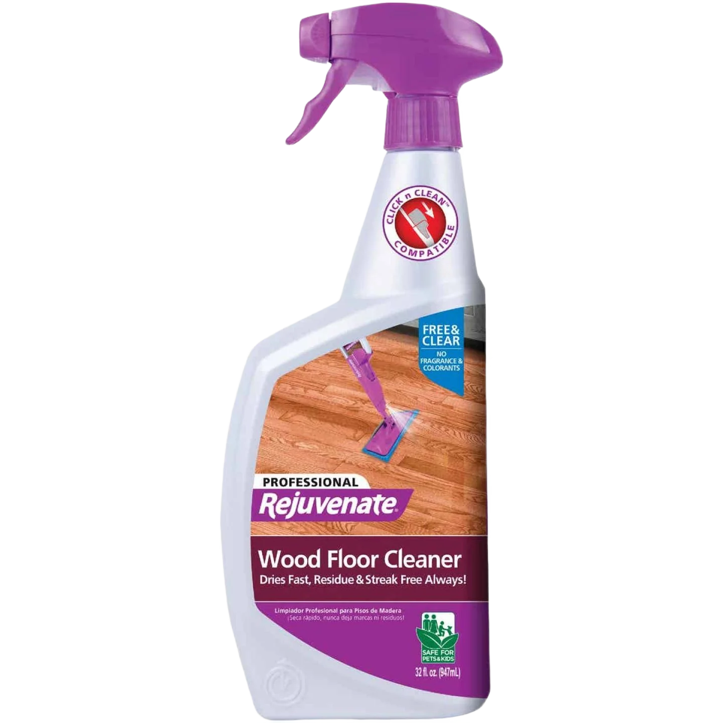 Proven Rejuvenate Professional Wood Floor Cleaner 32 oz. Traditional