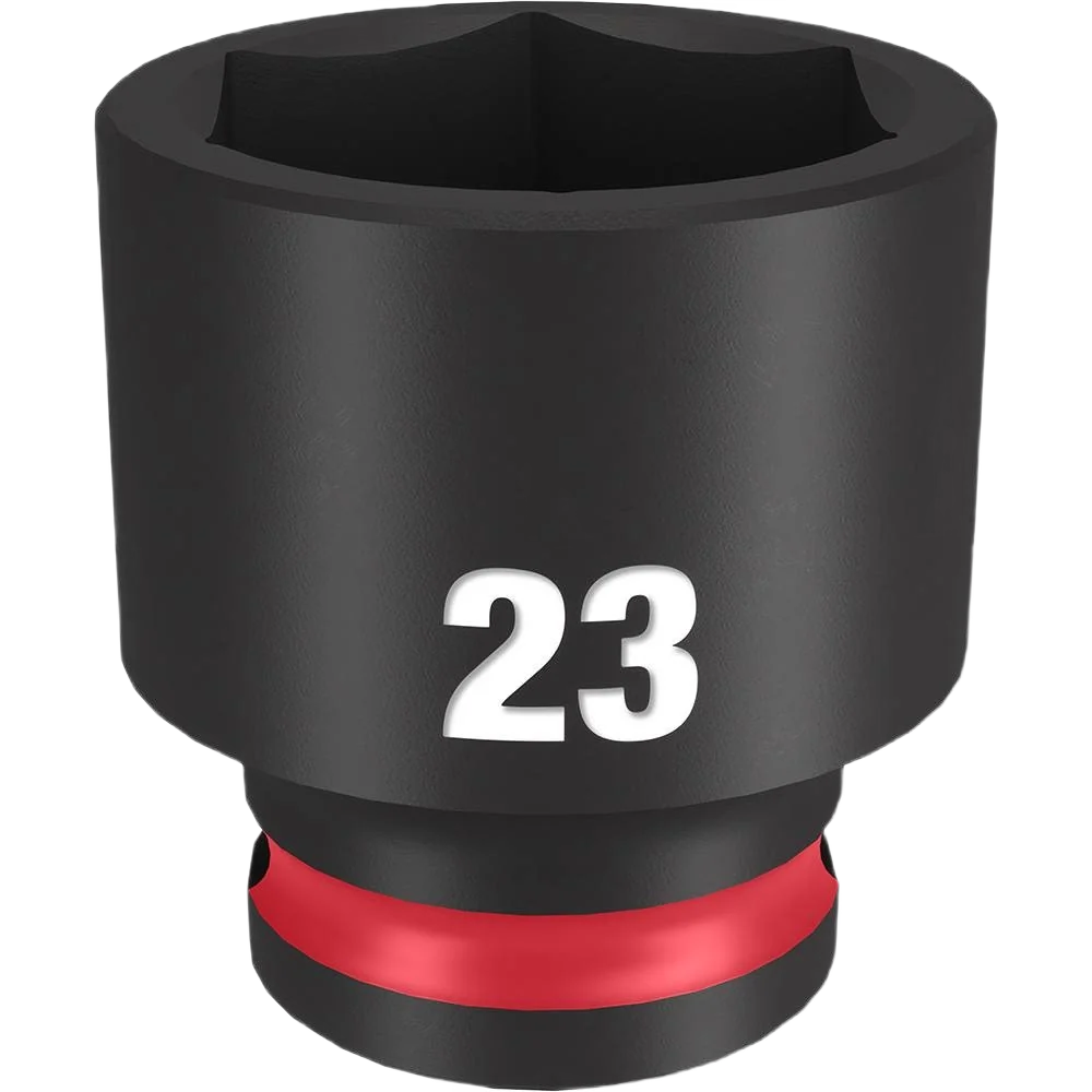 Minimalist Milwaukee SHOCKWAVE™ Impact Duty™ 3 8 Drive 23-mm 6 Point Socket Consistent