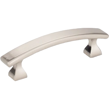 Minimalist Hardware Resources Hadley 3 In. CC Square Pull Satin Nickel Natural