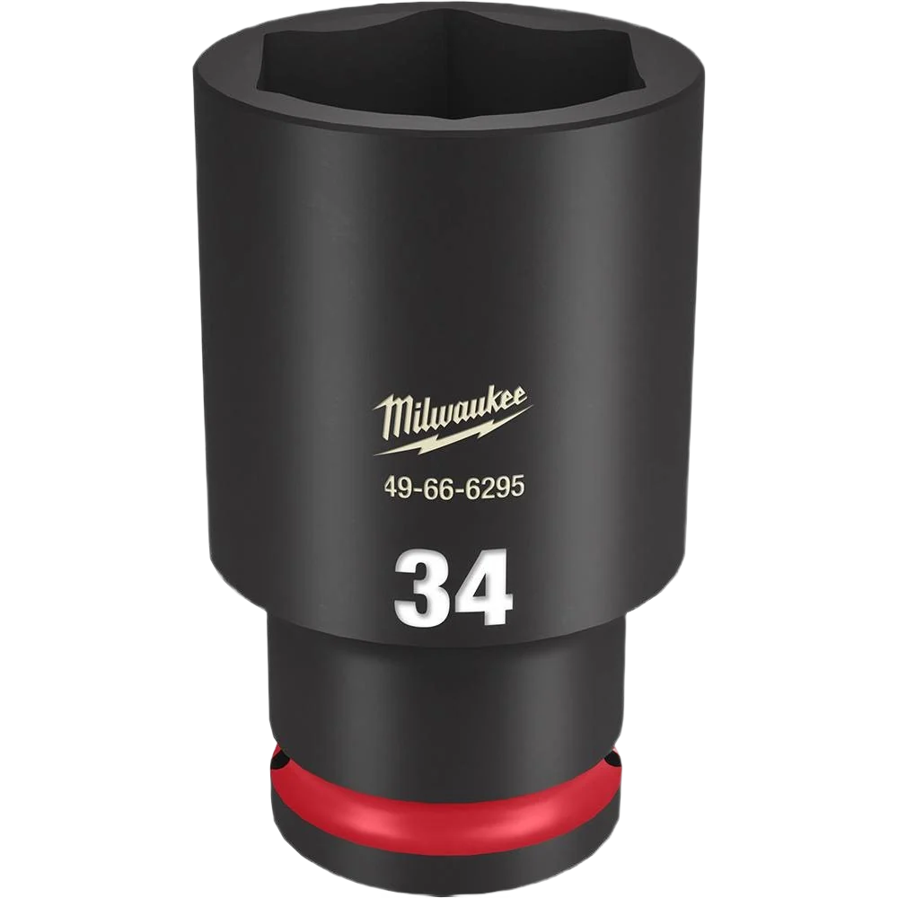 First-Class Milwaukee SHOCKWAVE™ Impact Duty™ 1 2 Drive 34-mm Deep 6 Point Socket Carefully Designed
