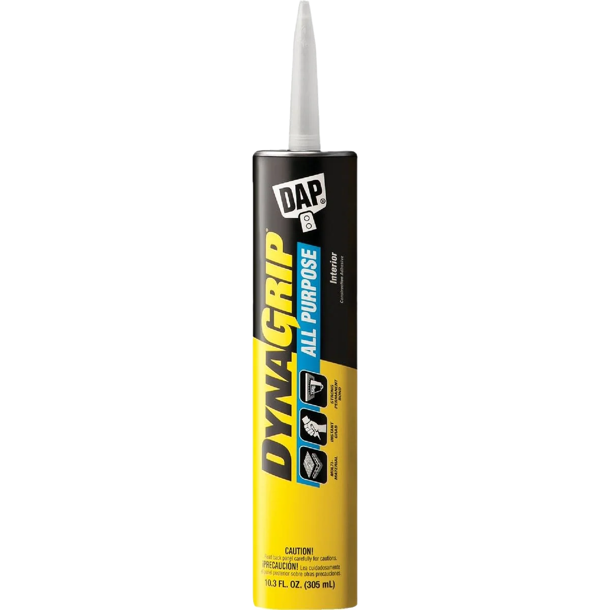 Stylish DAP Dynagrip Off-White All Purpose Construction Adhesive 10.3 Oz Original Design