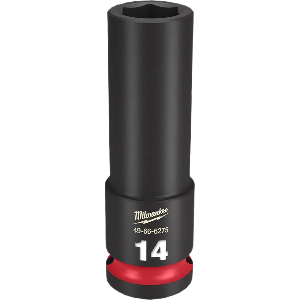 Unique Milwaukee SHOCKWAVE™ Impact Duty™ 1 2 Drive 14-mm Deep 6 Point Socket Superior
